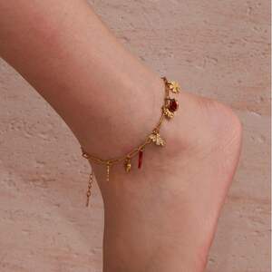 Cute Flower&Bee Stainless Steel Waterproof Gold Color Zircon Women's Jewelry Sets h5 Picture4