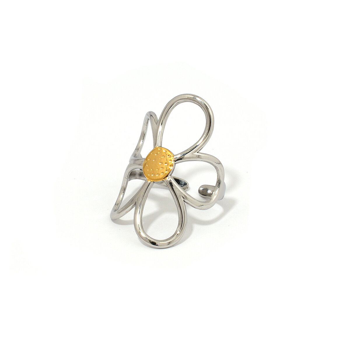 Gold And Silver Color/One Size/Ring Style 2 Picture2