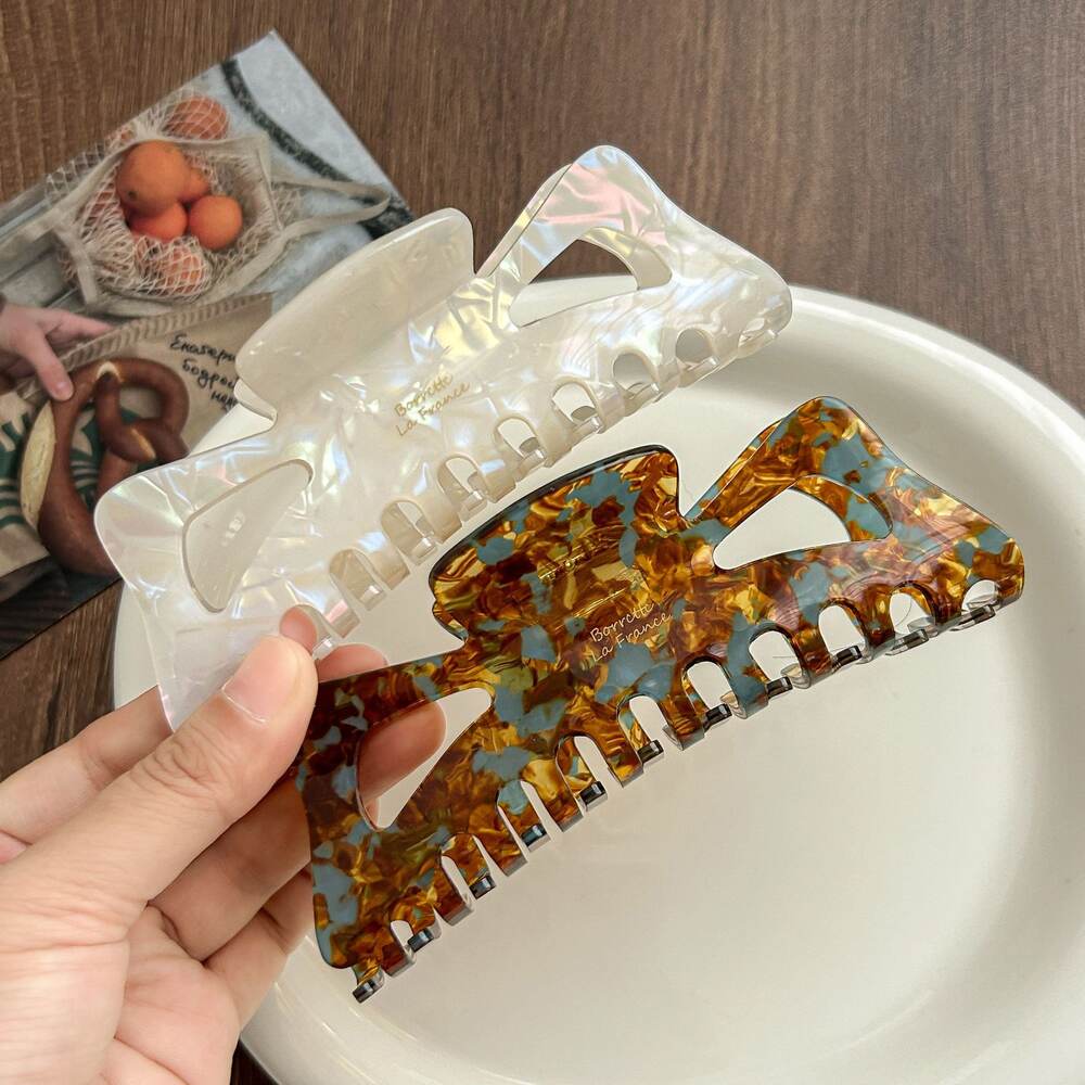 1 Piece Cute Mixed Color Gradient Color Acetate Women's Hair Claws Picture4