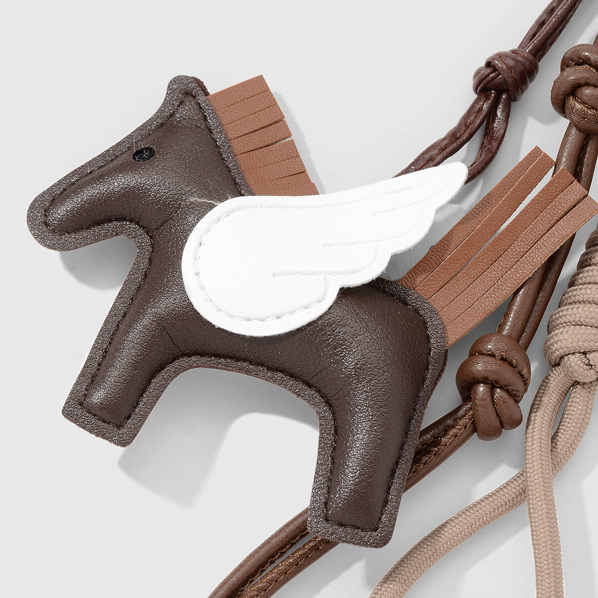 1 Piece Leather Flying Horse Bag Charm h5 Picture4