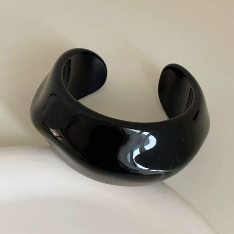 1 Piece Retro Irregular Shape Resin Cuff Bracelet h5 Picture3