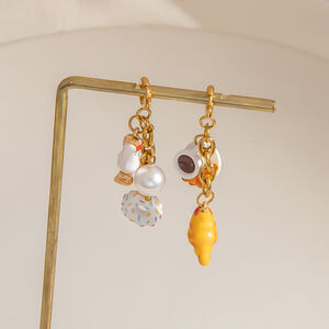 1 Piece Cute Doughnut Keychain h5 Picture2