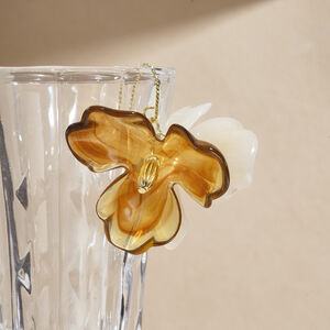 1 Pair Retro Flower Acrylic Drop Earrings h5 Picture4