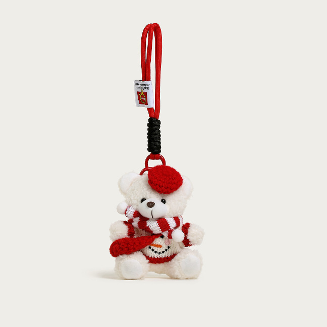 1 Piece Christmas Series Bear Polyester Fiber Women's Bag charms