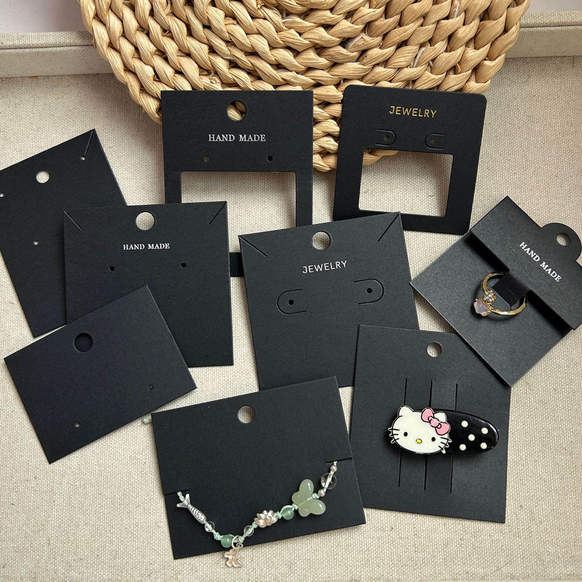 Jewelry Packaging Cards Customized Logo Available 2