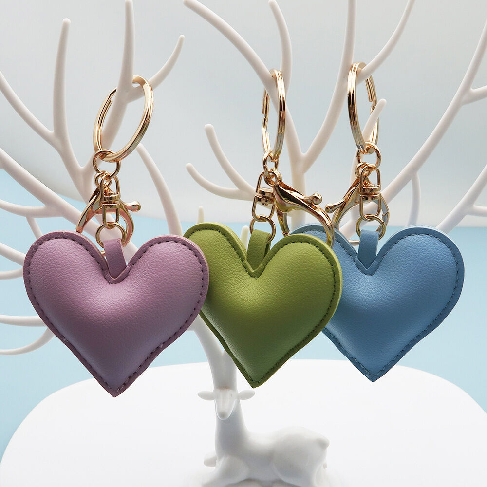 1 Piece Heart PU Bag Charm h5 Picture2