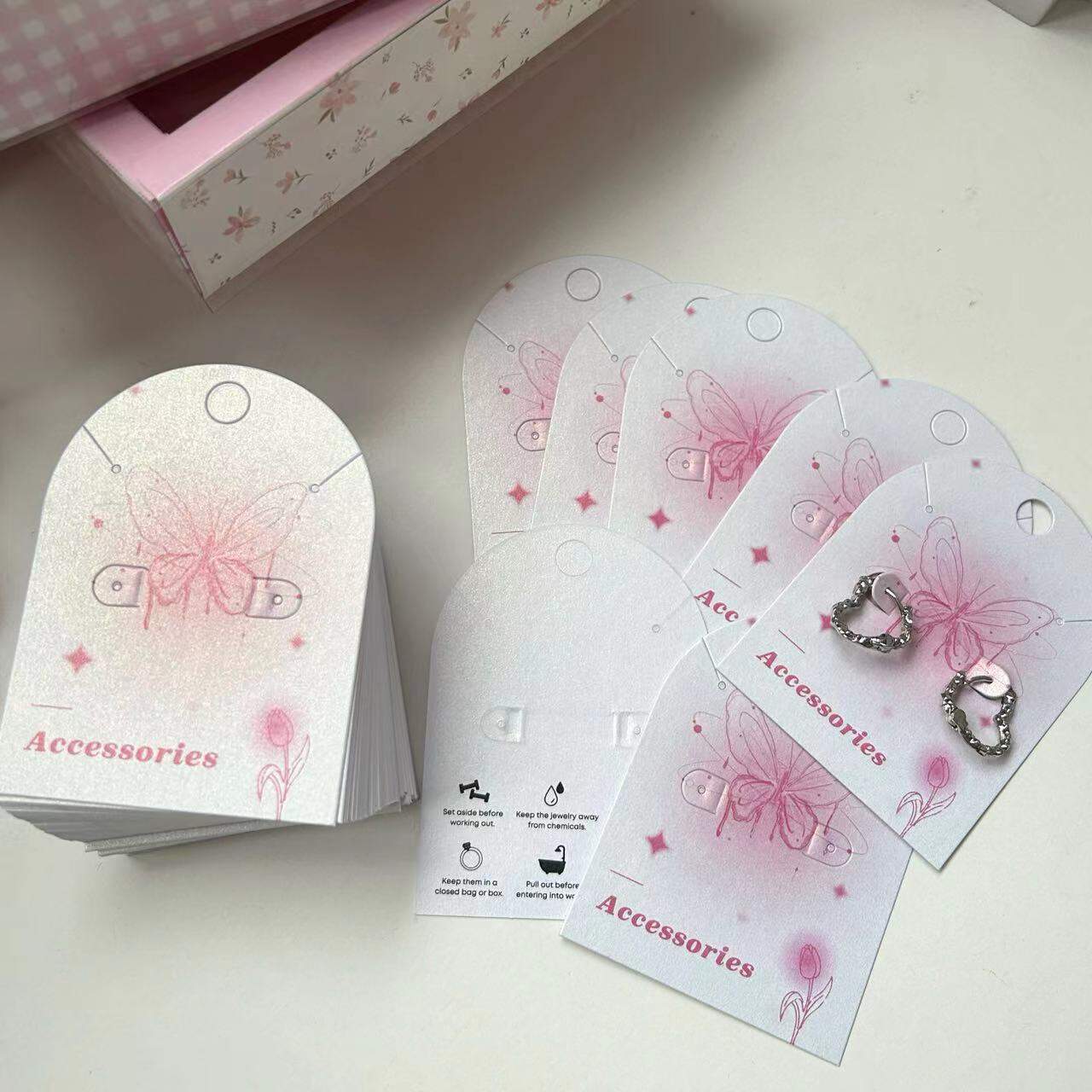 Jewelry Packaging Cards Customized Logo Available h5 Picture4