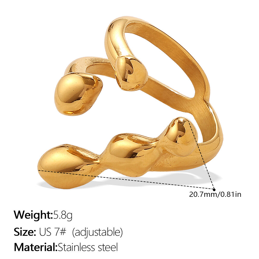 Jz147G7 Gold Ring 