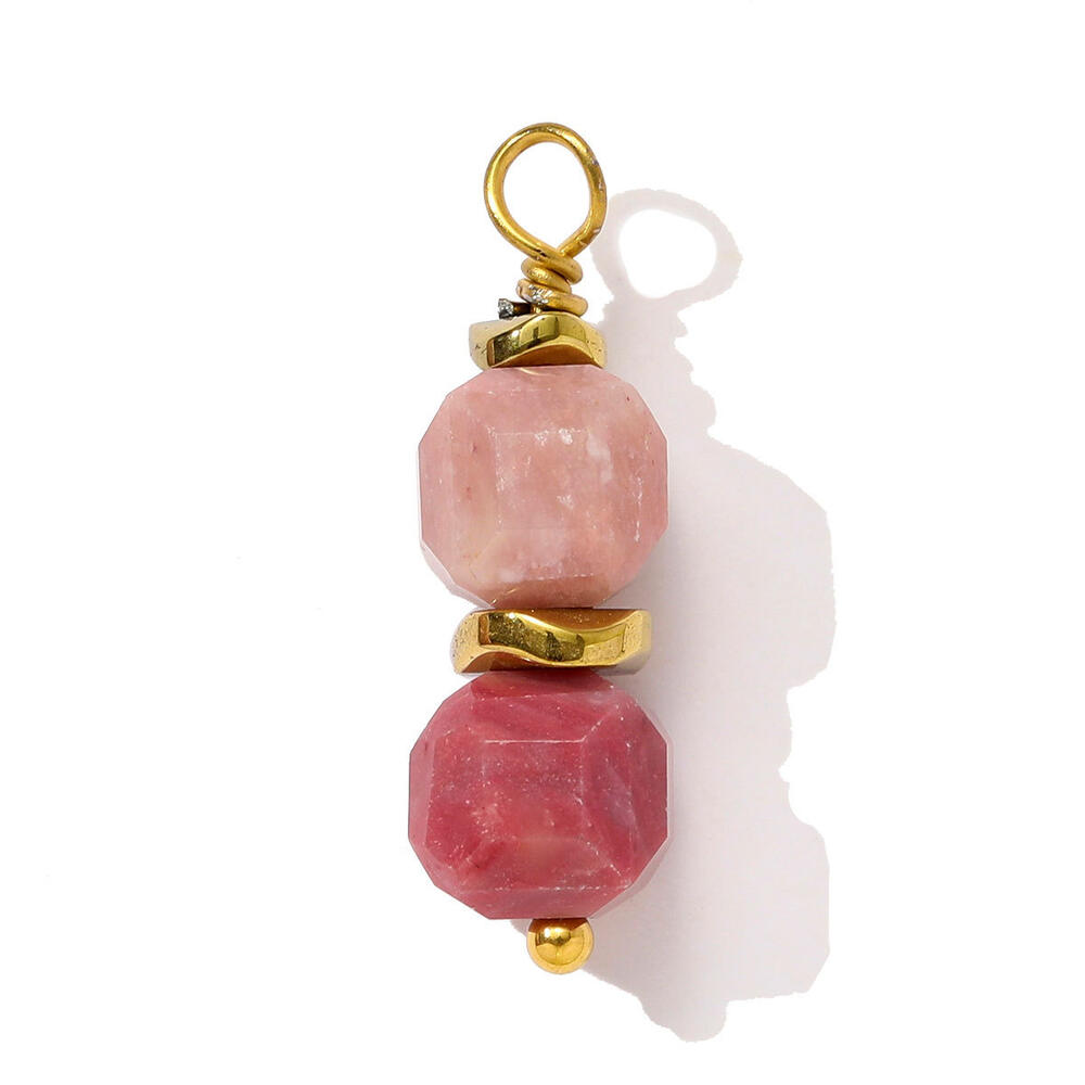 1 Piece Classic Heart Natural Stones Gold Color Women's Pendants