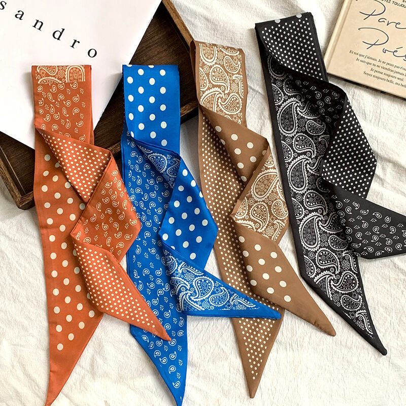 1 Stück klassisches Damen-Bandana aus Polyester mit Paisley-Muster