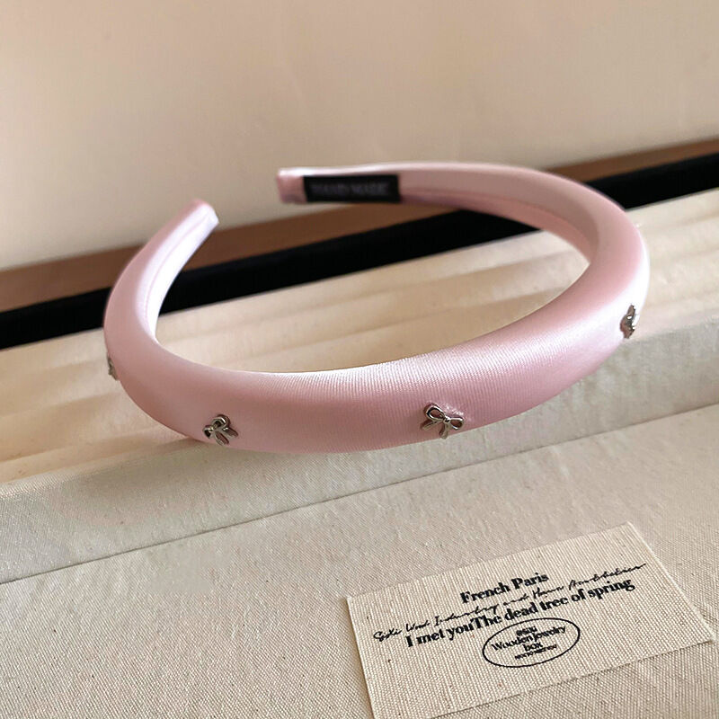 Stirnband-Pink-Silber Bild2