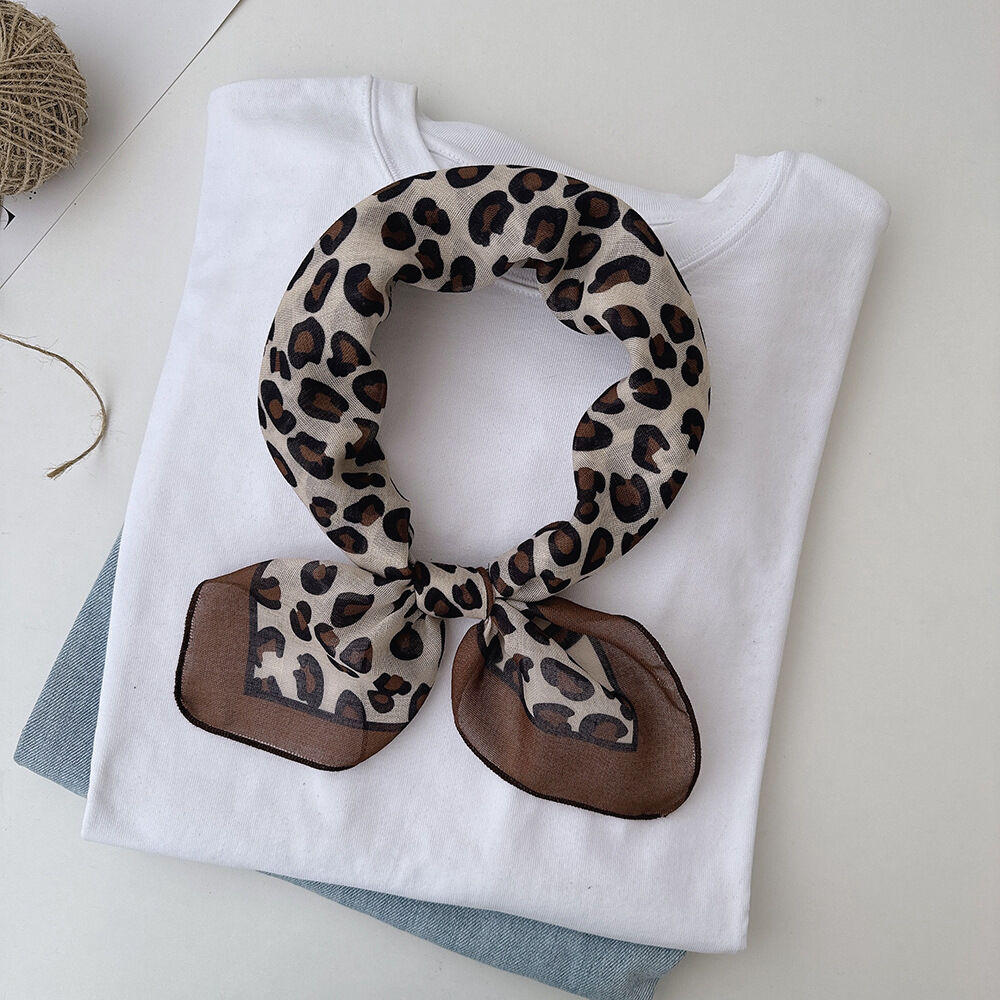 1 Piece Retro Leopard Print Pattern Bandana