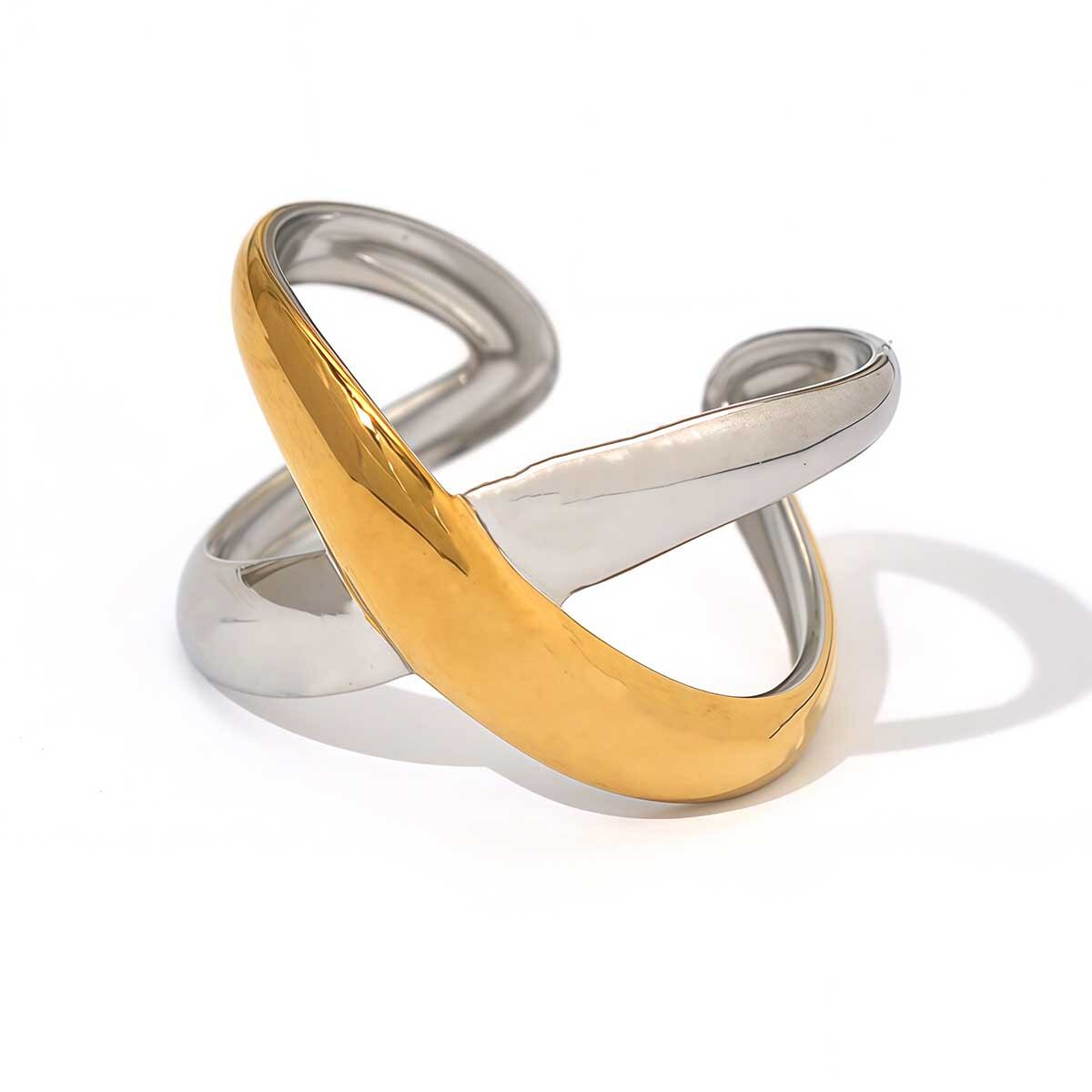 Gold And Silver Color/One Size/Ring Style 1 