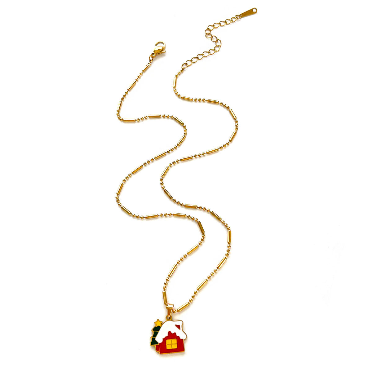 Gold House Necklace Picture3