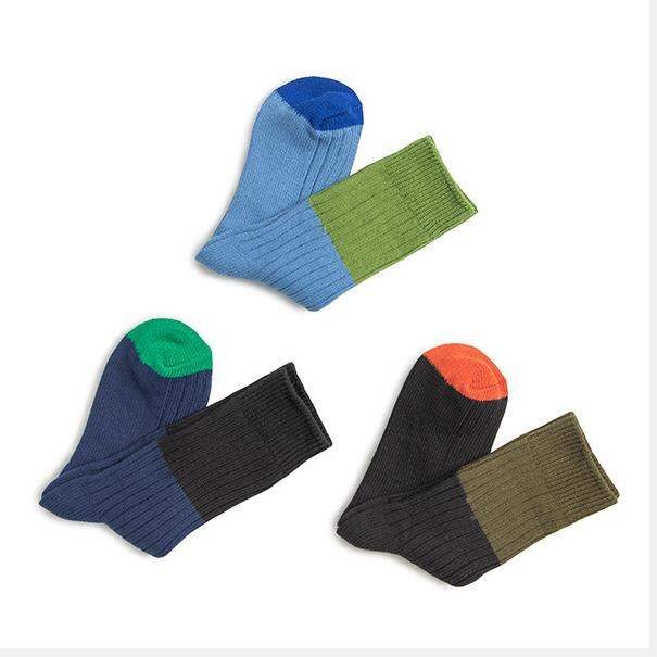 1 Pair Assorted Colors Cotton Women's Mid-Calf Socks h5 Picture3