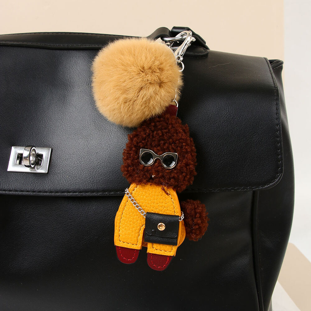 1 Piece Simple Series Cute Cartoon PU Women's Bag Charms h5Picture4