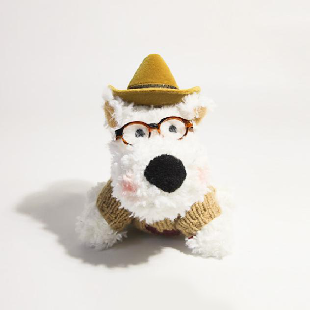 1 Piece Romantic Puppy Polyester Fiber Women's Bag charms 2