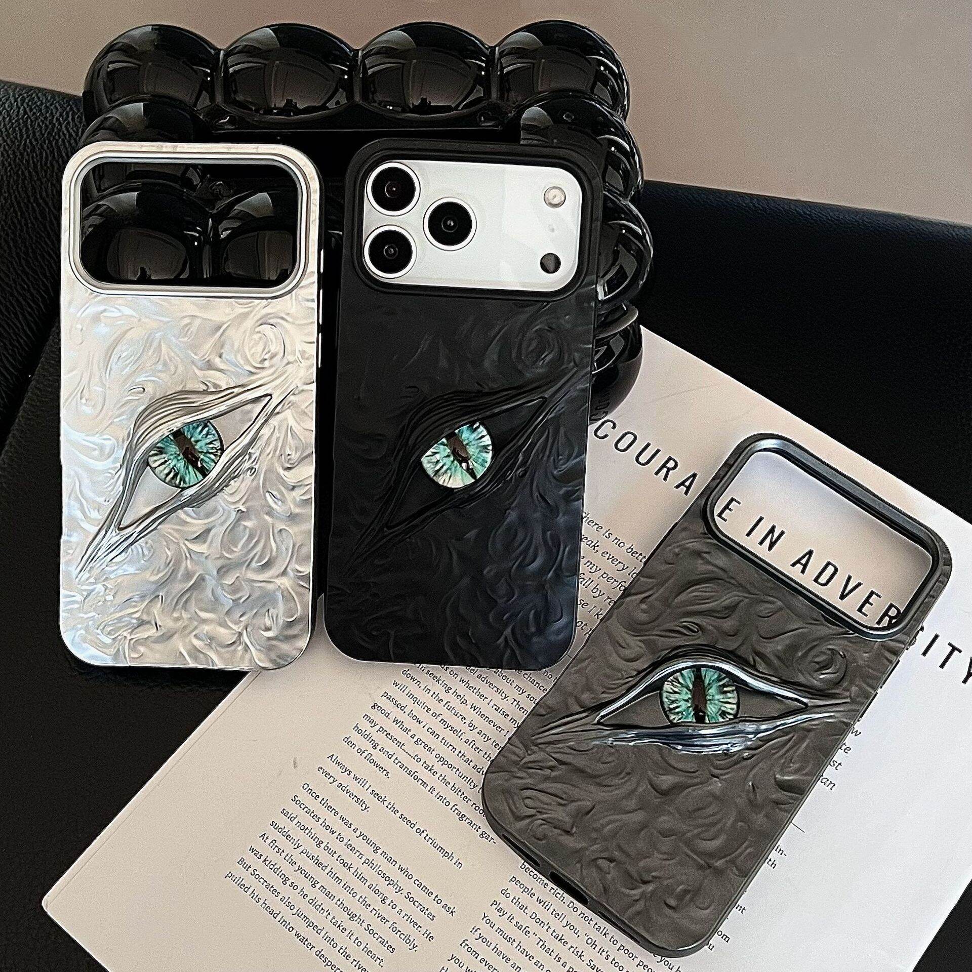 Coques de téléphone pour femme haut de gamme et tendance avec motif œil de démon pour iPhone 17