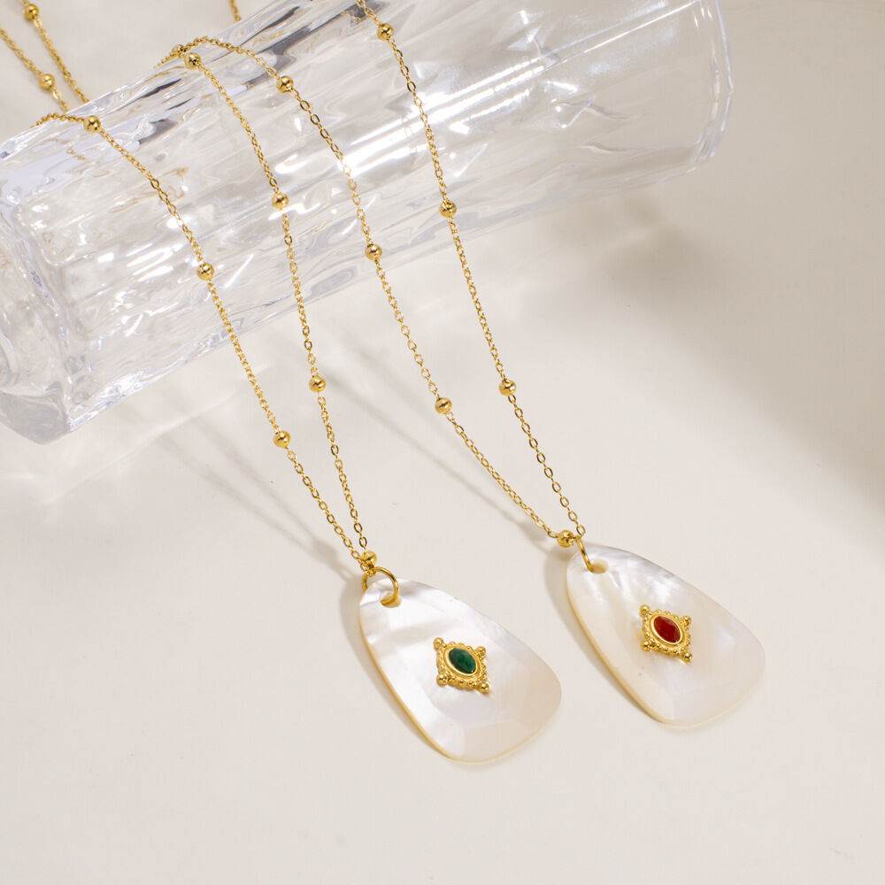 1 Piece  Elegant Irregular Shape Natural Stones Women's Pendant Necklaces Picture2
