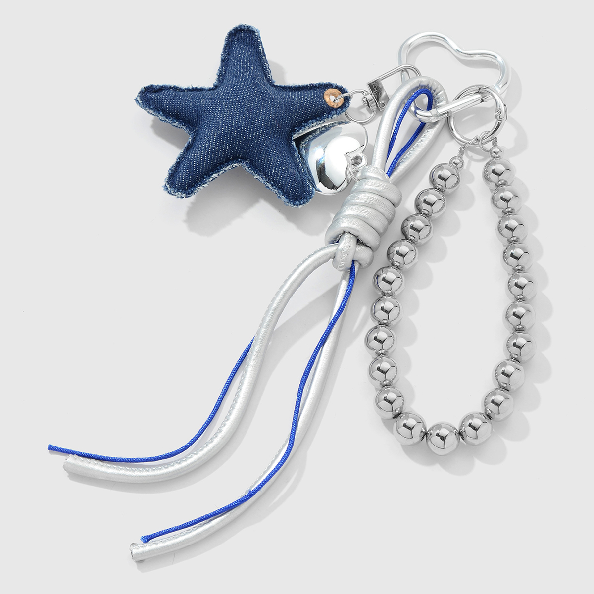 1 Piece Denimn Star Heart Bag Charm h5 Picture3