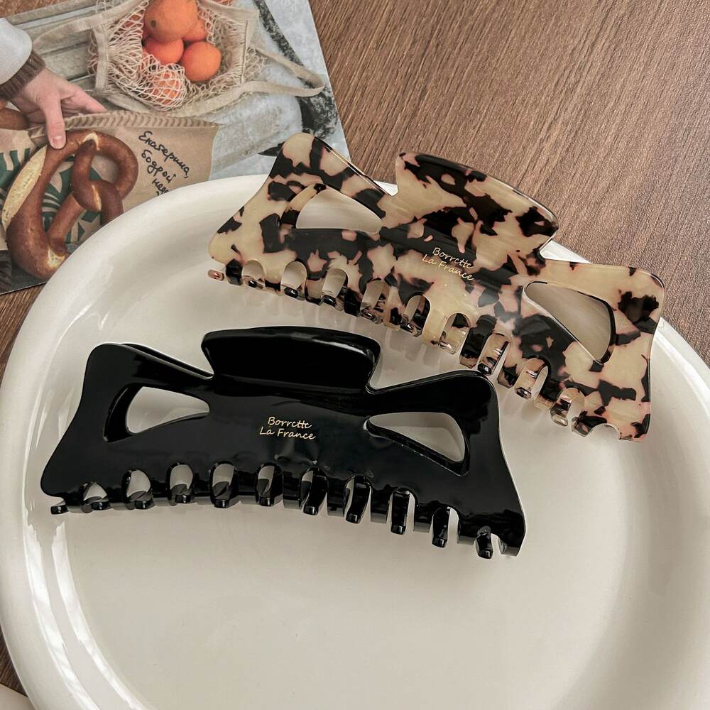 1 Piece Cute Mixed Color Gradient Color Acetate Women's Hair Claws Picture3