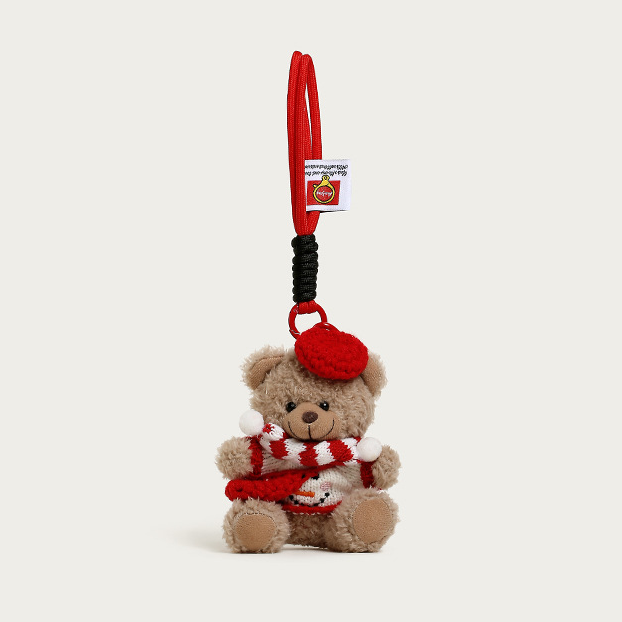 1 Piece Christmas Series Bear Polyester Fiber Women's Bag charms h5 Picture5