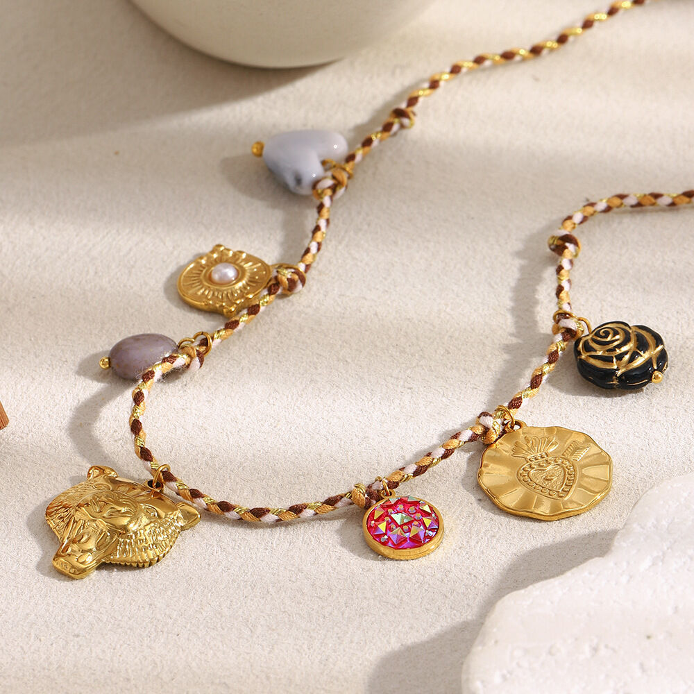 1 Piece Ethnic Series Daily Animal Stainless Steel Waterproof Women's Pendant Necklaces 2