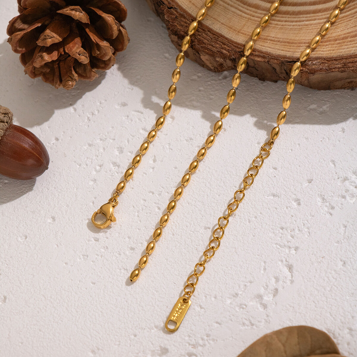 1 Piece Y-shaped Tassel Beads Pendant Necklace h5 Picture4