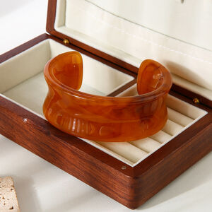 1 Piece Casual Gradient Color Resin Women's Cuff Bracelets h5 Picture4
