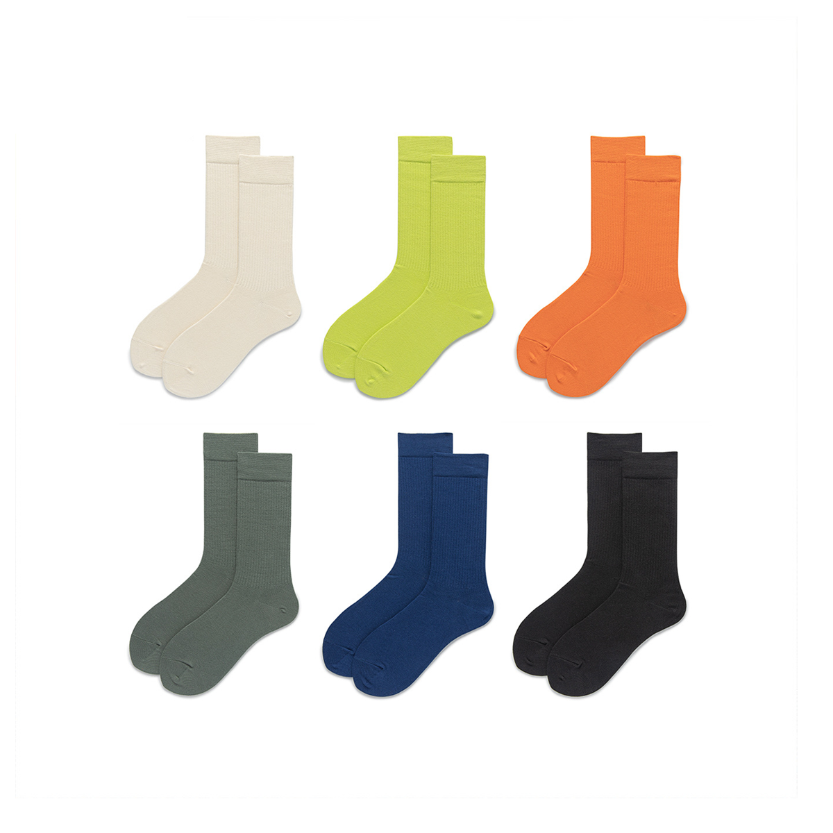1 Pair Street Style Cotton Mid-Calf Socks Picture2