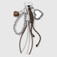 Brown Heart Keychain 1