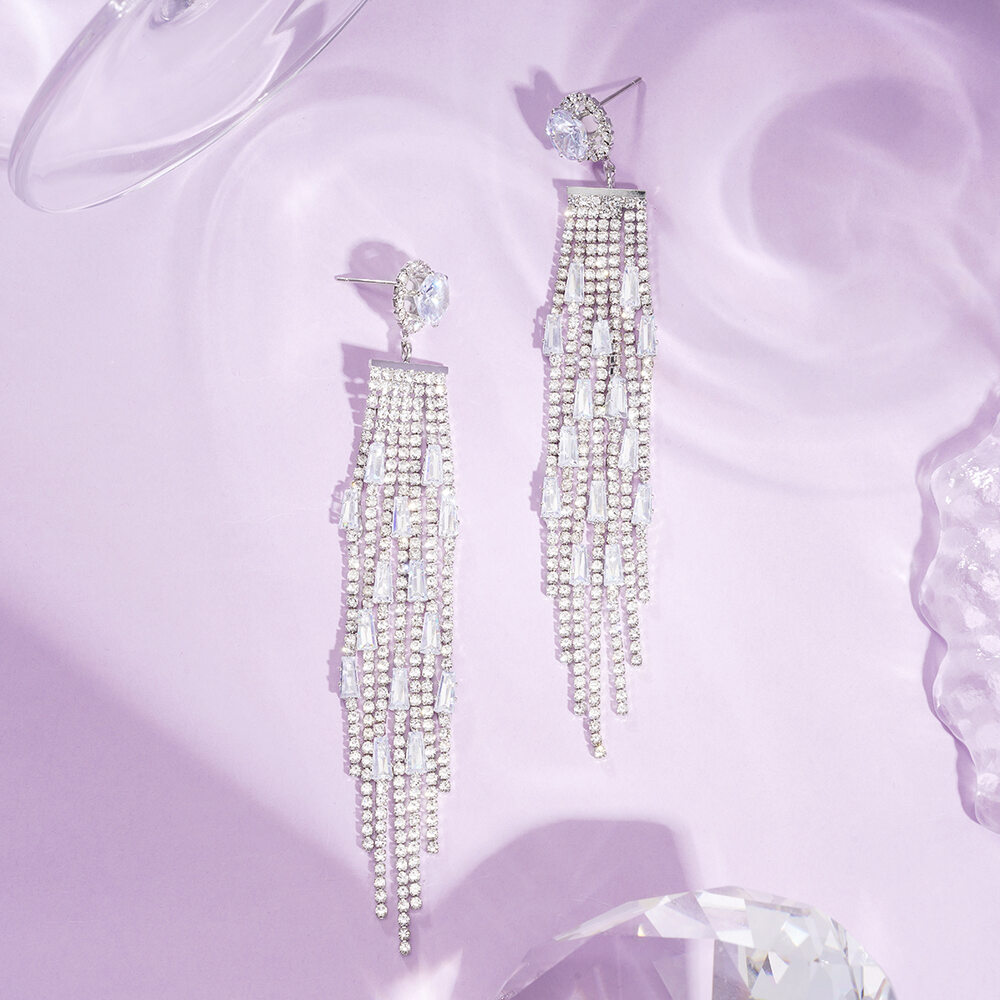 1 Pair Festive Series Tassel Party Earrings h5Picture3