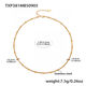 Txp381-Gold Necklace 40+5Cm Picture5