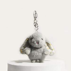 1 Piece Cute Rabbit Polyester Fiber Women's Bag charms h5