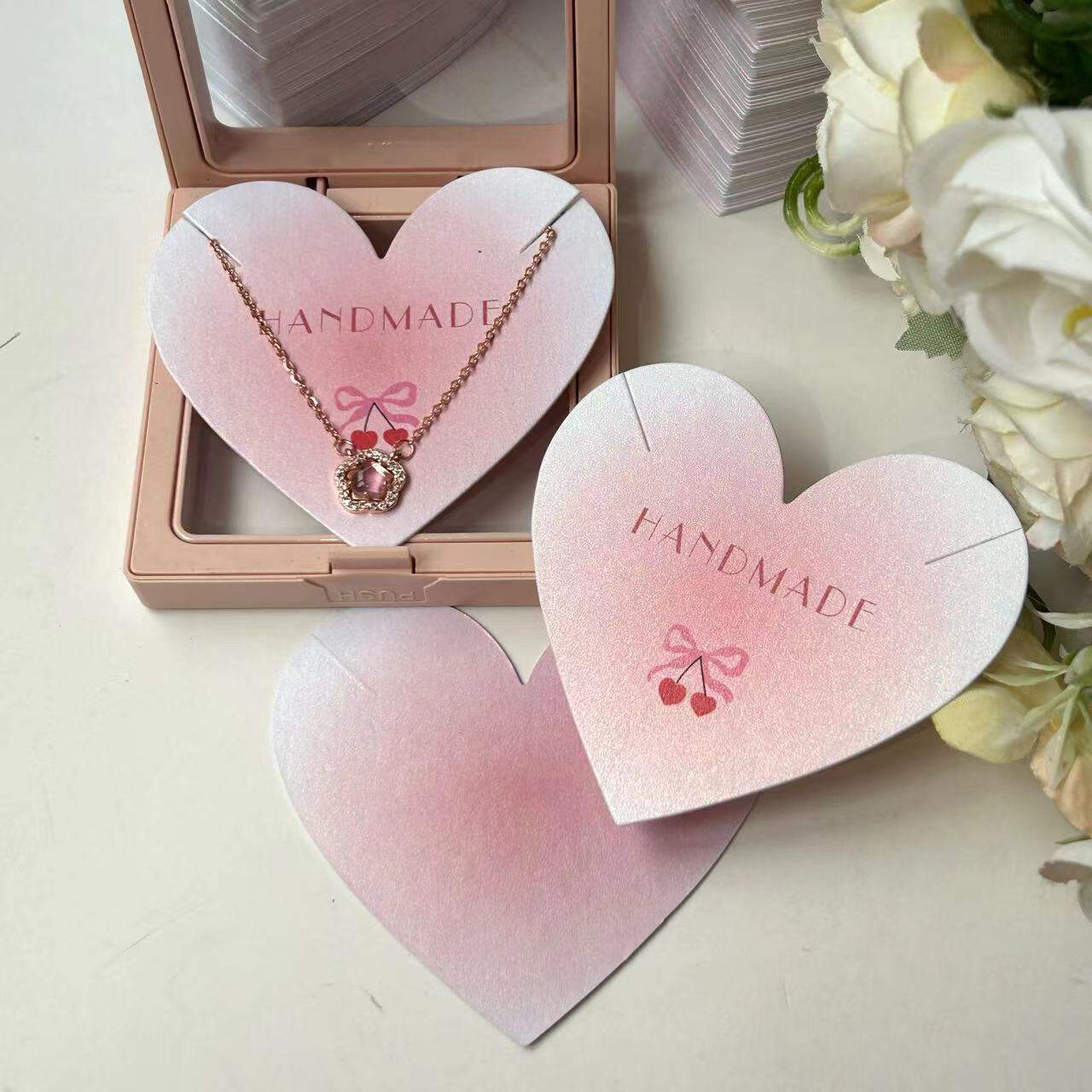 Jewelry Packaging Cards Customized Logo Available 2
