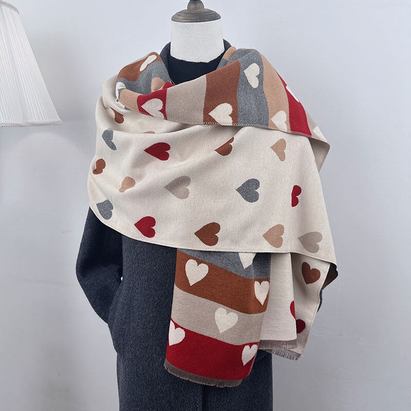 1 Piece Sweet Heart Winter Scarve h5 