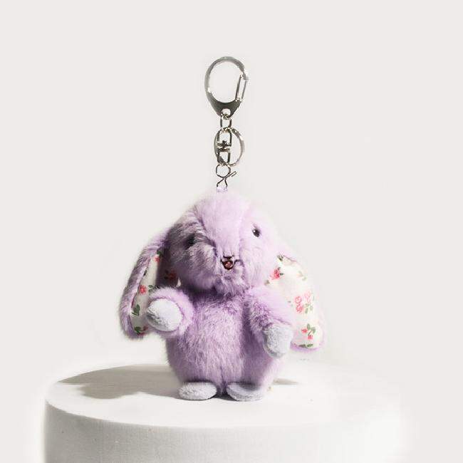 1 Piece Cute Rabbit Polyester Fiber Women's Bag charms 