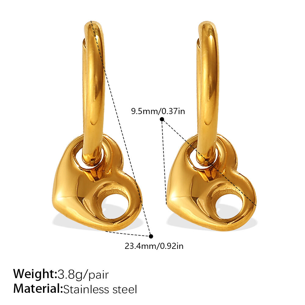 Eh1258G Gold Earrings 