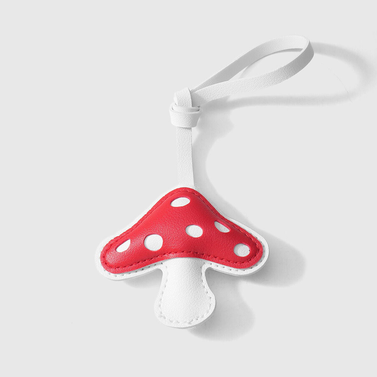 1 Piece Colorful Mushroom Leather Women's Bag Charms h5 