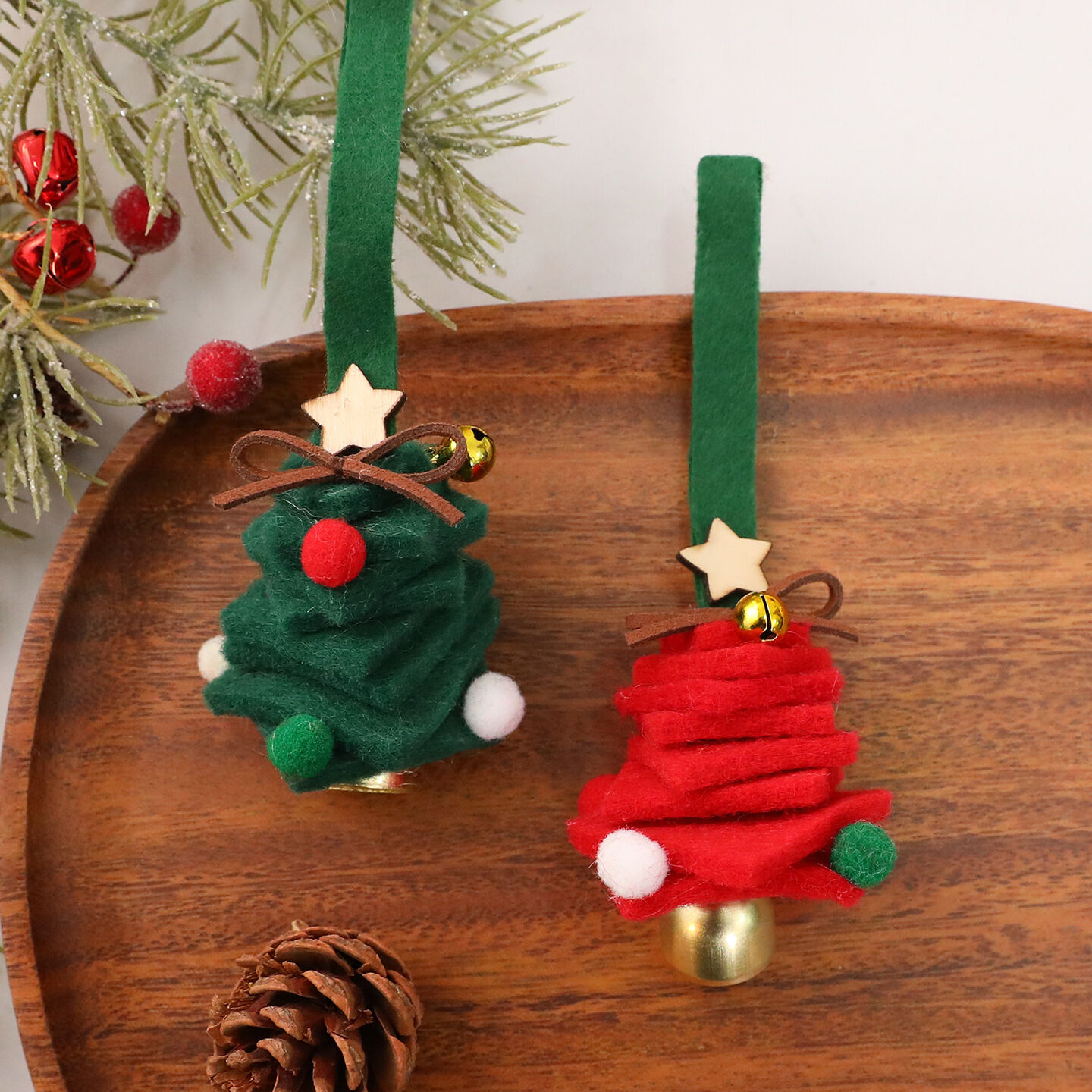 1 Piece Classic Christmas Tree Wool Felt Party Supplies