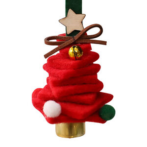 1 pezzo di classico albero di Natale in feltro di lana per feste h5 Immagine5