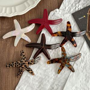 1 Piece Casual Starfish Acetate Women's Hair Clips h5 Picture3