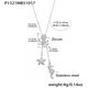 P1321-Steel Octopus Pull-Out Necklace 52+5Cm Picture2