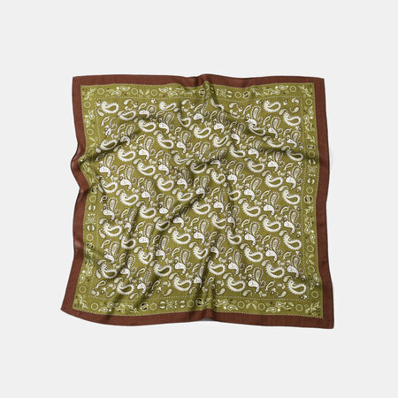 1 stuk retro polyester bandana met gemengd paisleypatroon