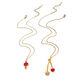 Collier en deux pièces avec image principale en or Image3