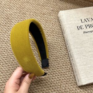 1 Piece Fashio Simple Wide Brimmed Velvet Women's Hair Bands h5