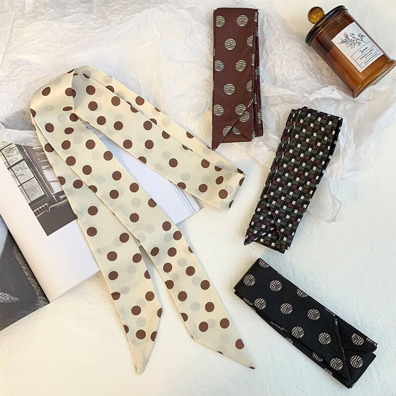 1 pezzo di bandana classica a pois in poliestere da donna Immagine2