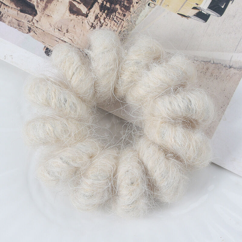 1 Piece Simple Casual Circle Furry Women's Scrunchies