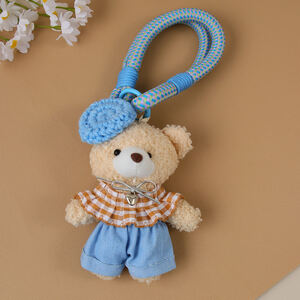 1 PieceHand Made Cute Furry Little Bear Women's Bag charms h5 Picture4