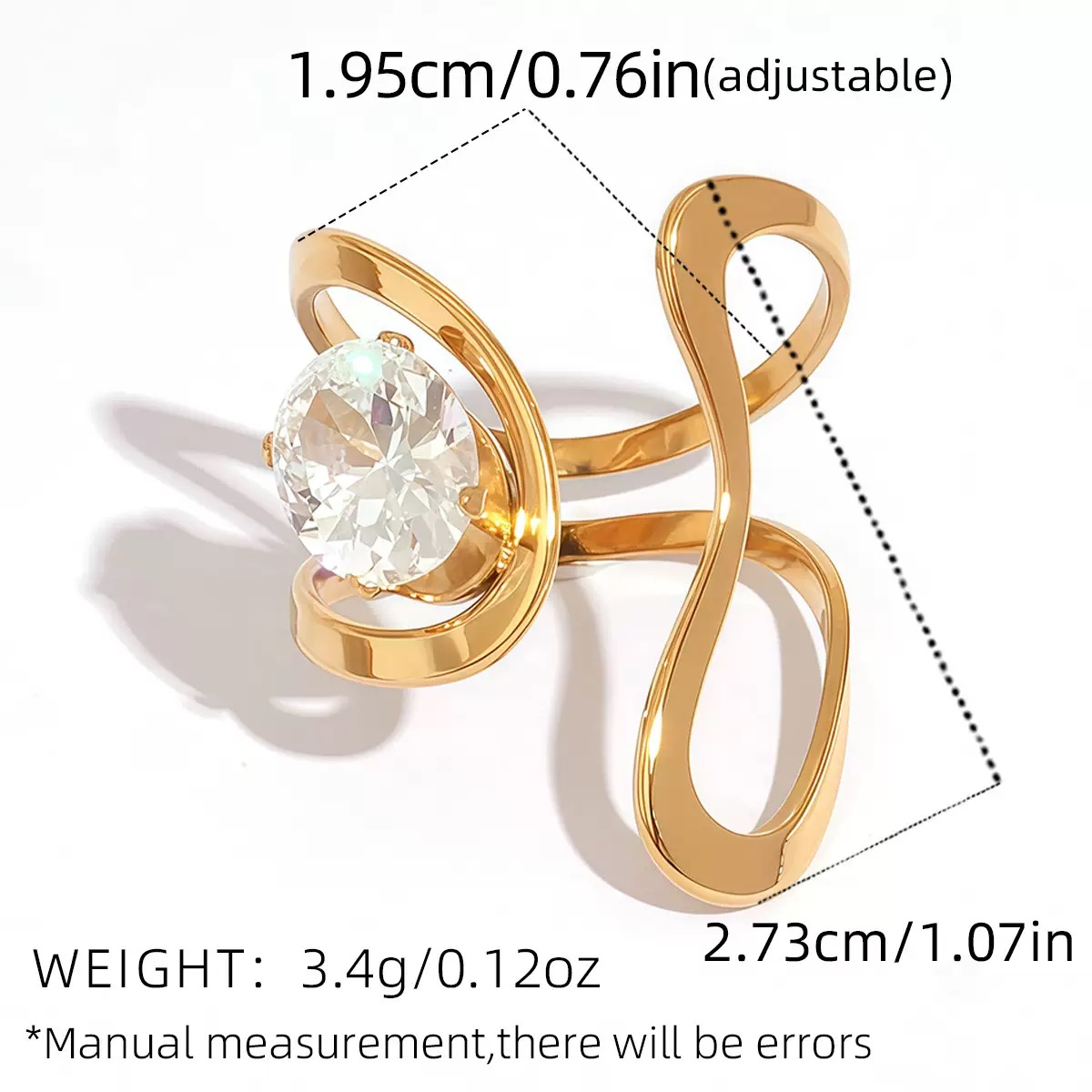 Gold Color/One Size/Ring Style 12 Picture12